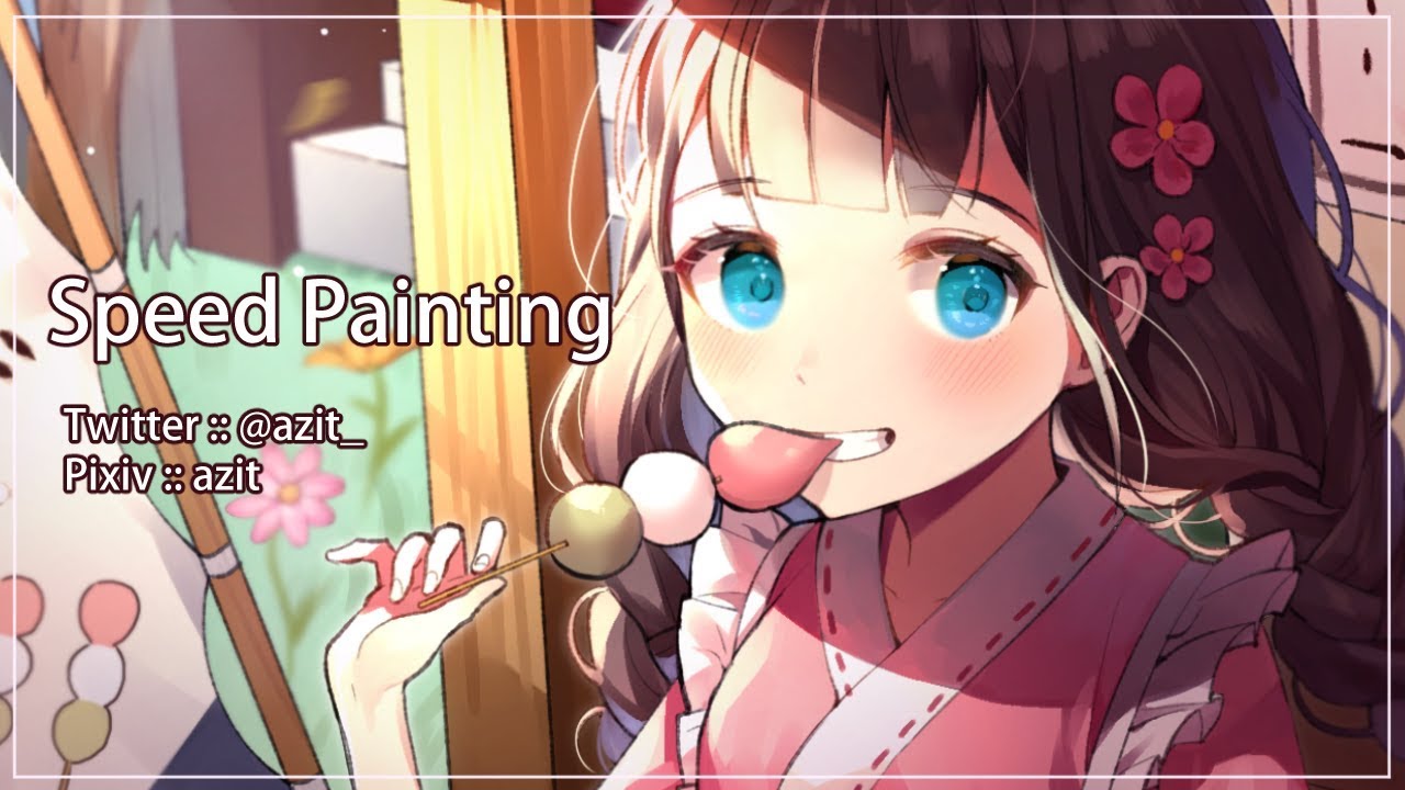 [Speed Painting (CLIP STUDIO)] 경단/団子