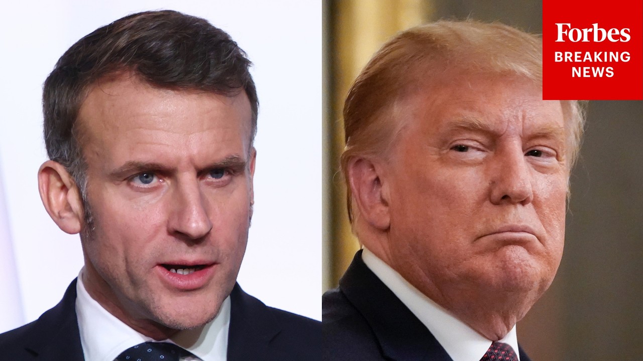 Макрон отвечает на нападки Трампа на его брак на фоне обострения иранской вражды.