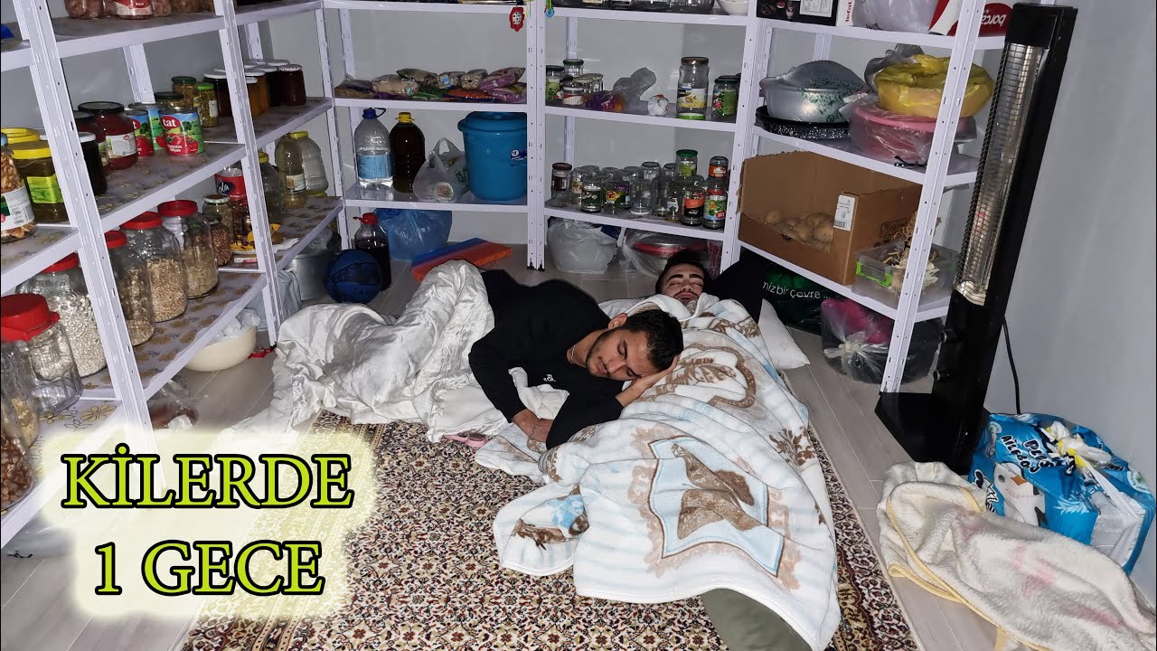 SOĞUK KİLERDE BİR GECE GEÇİRDİK !