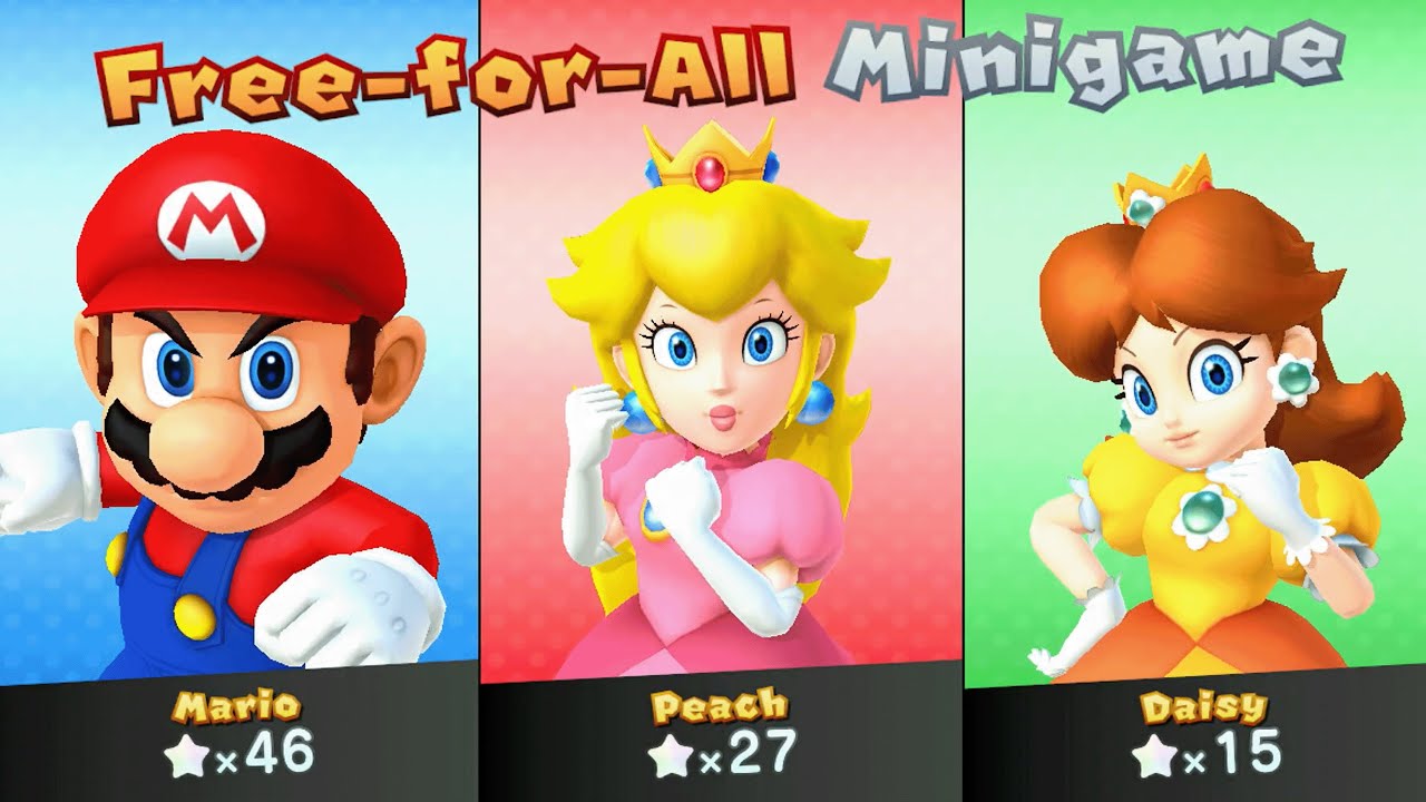 Mario Party 10 - Mario vs Peach vs Daisy - Chaos Castle