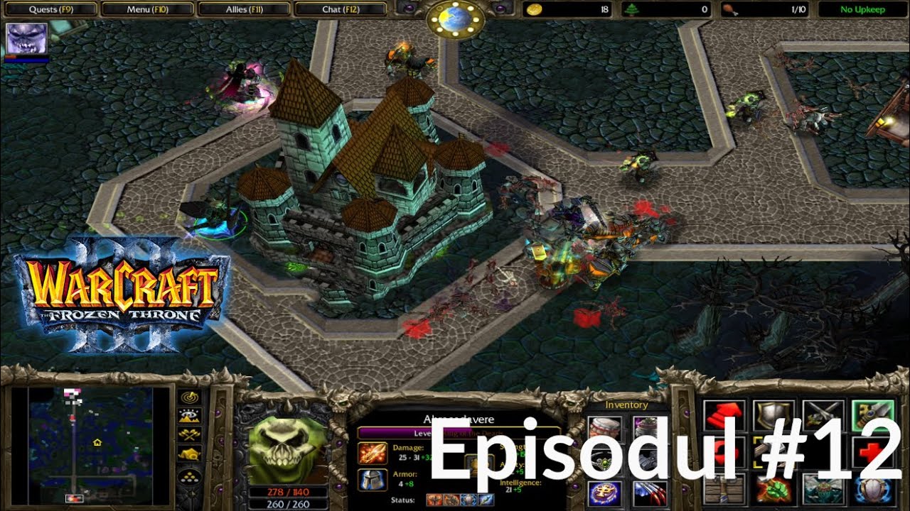 2 sclavi depresivi joaca Warcraft 3 Frozen Throne Custom Maps Episodul #12