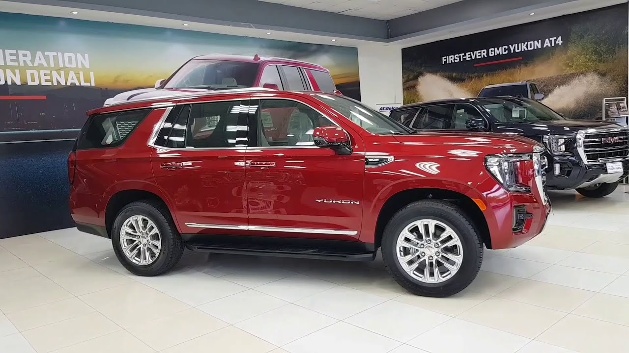 وصول جي ام سي يوكن 2021 فئة SLT وارد بريمي شرح المواصفات + الاسعار GMC Yukon