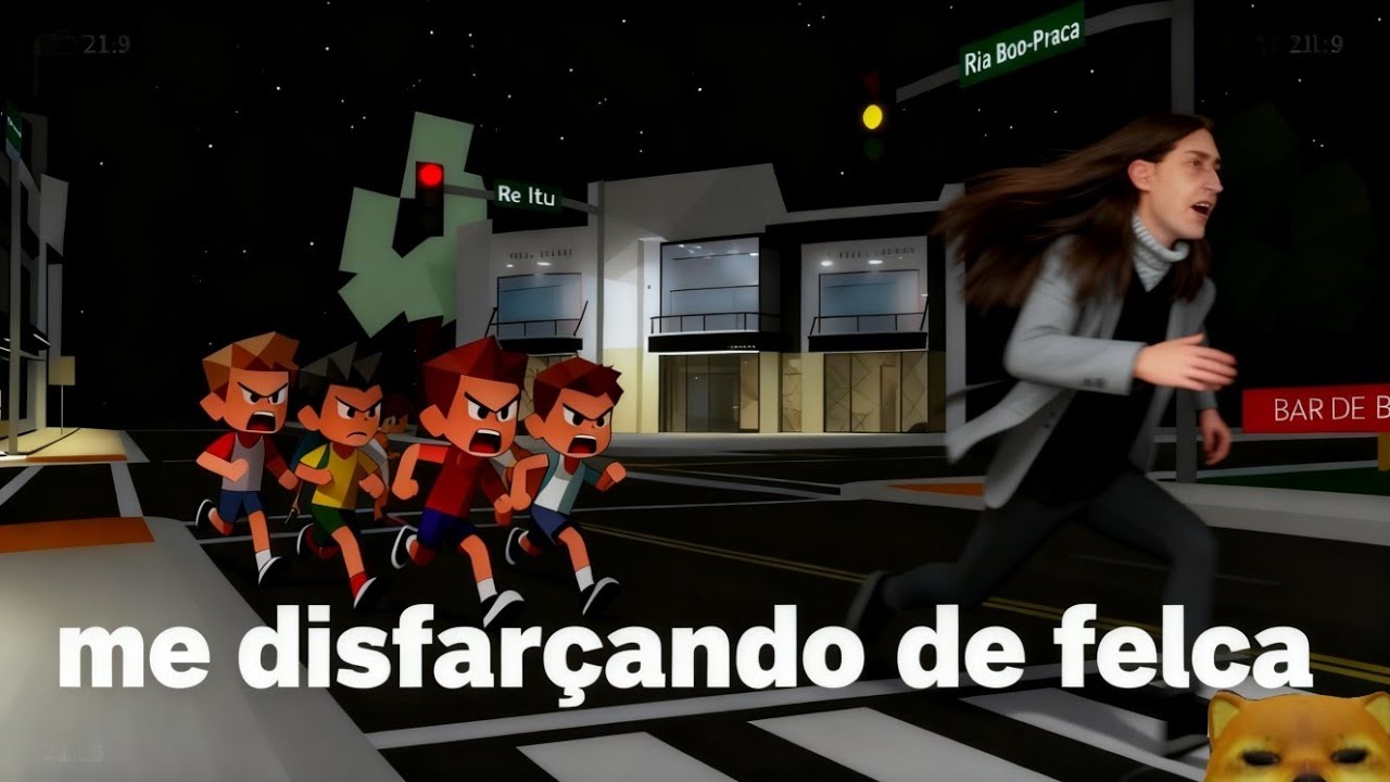 EU ME DISFARCEI DE FELCA NO BROKHAVEN - AS CRIANÇAS ESTÃO FURIOSAS 