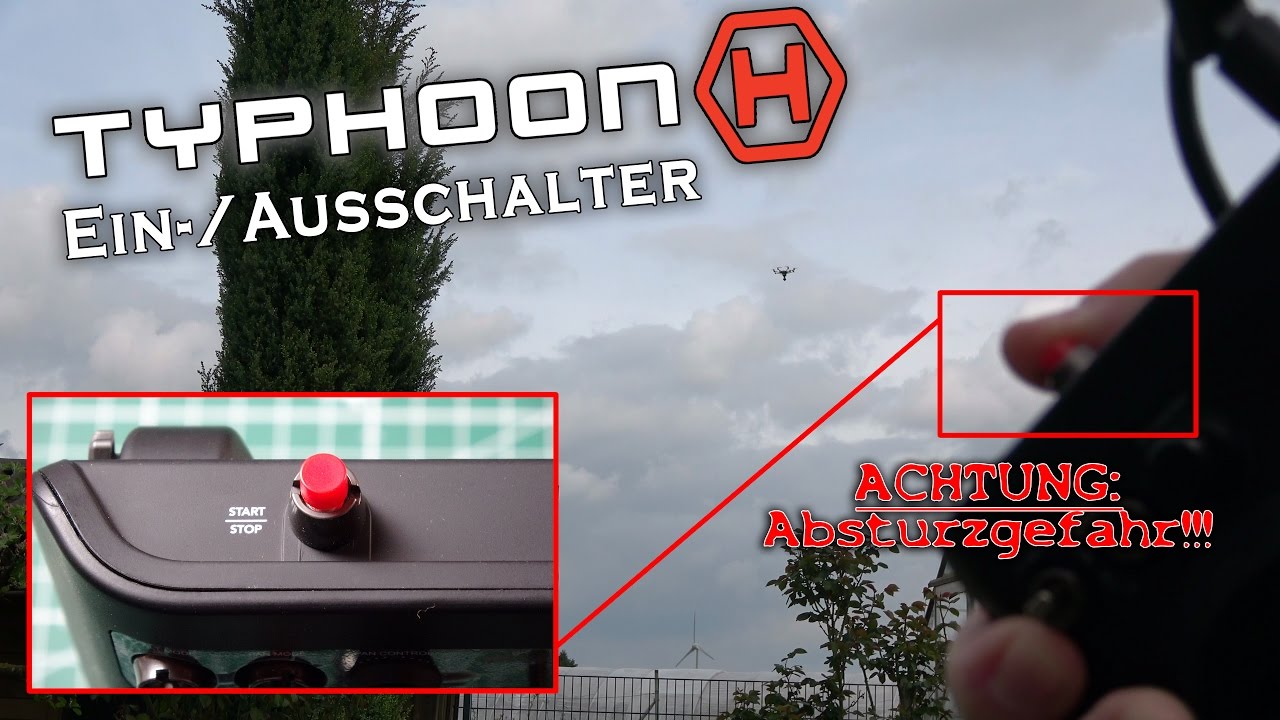 #50 Yuneec Typhoon H | Ein-/Ausschalter und was er noch macht | Tutorial (deutsch german)