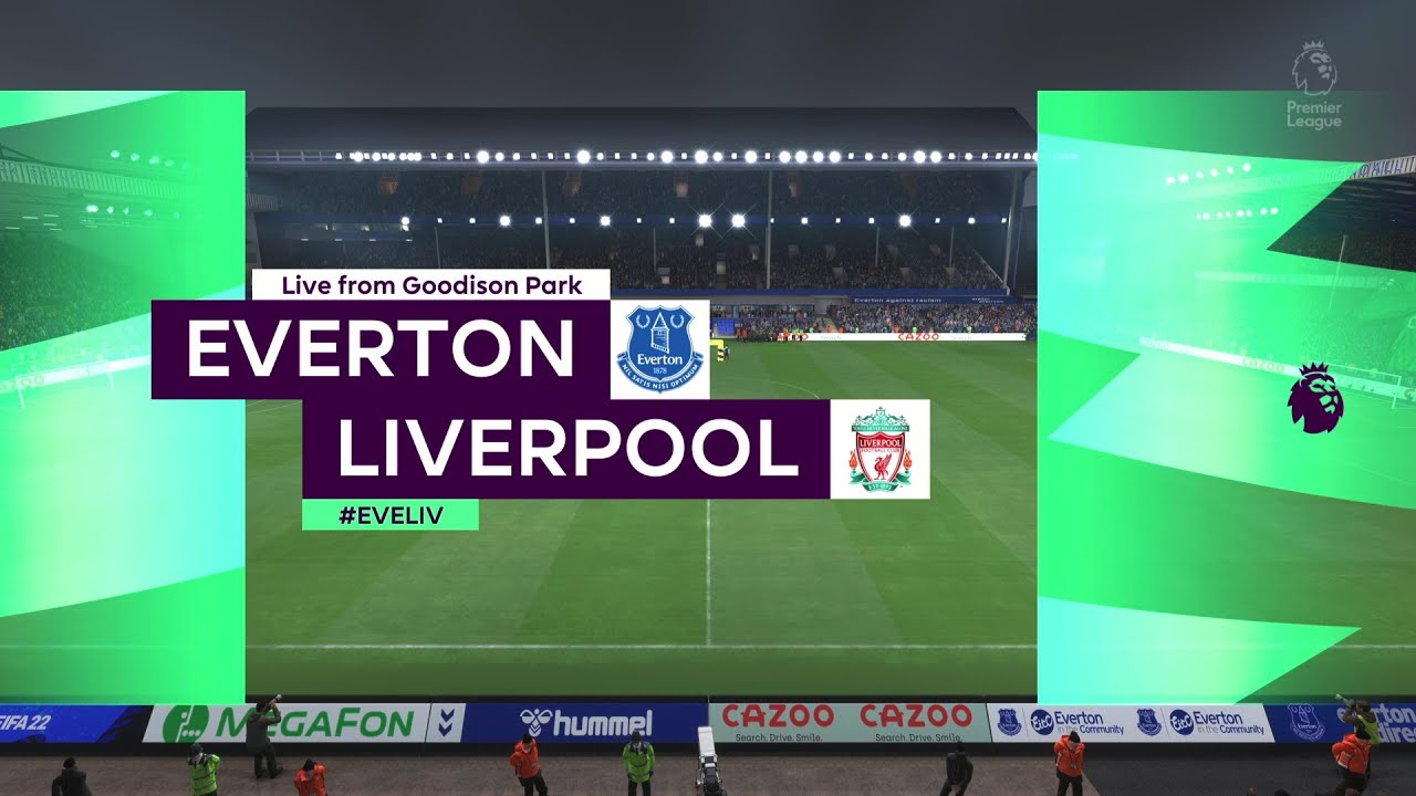 FIFA 22 Gameplay - Everton vs. Liverpool