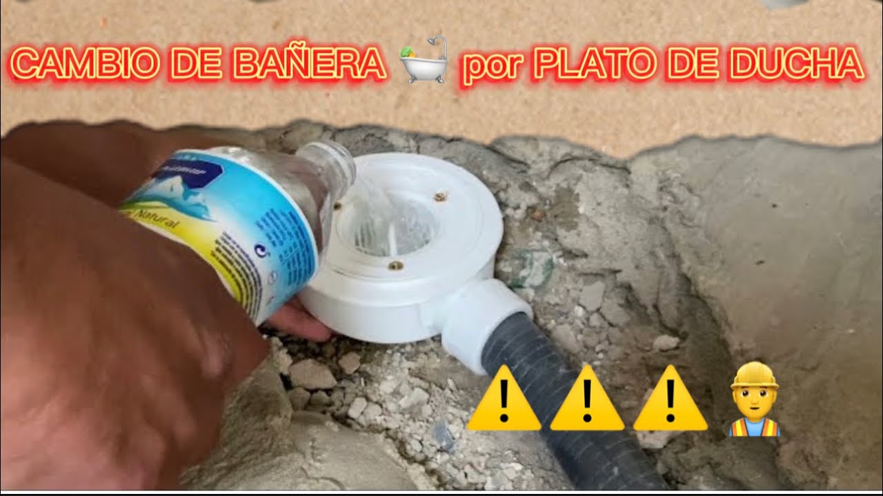 Cambio de BAÑERA 🛀 por PLATO DUCHA 🚿 reforma en BAÑO 🗣👂🏻