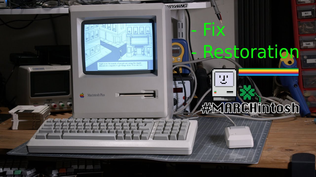 Macintosh Plus - Fix and Restoration - #MARCHintosh [💉]