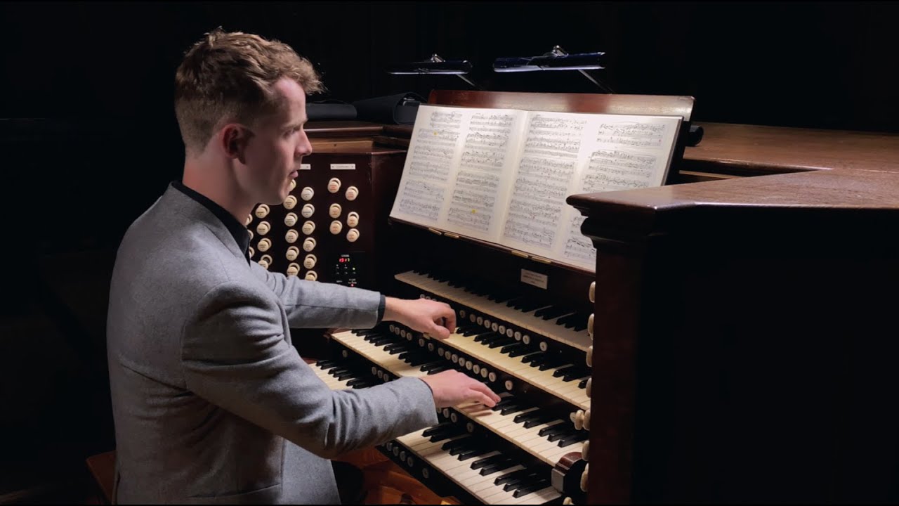 Andrew Forbes plays Elgar Organ Sonata: 1. Allegro maestoso — Glasgow Cathedral organ