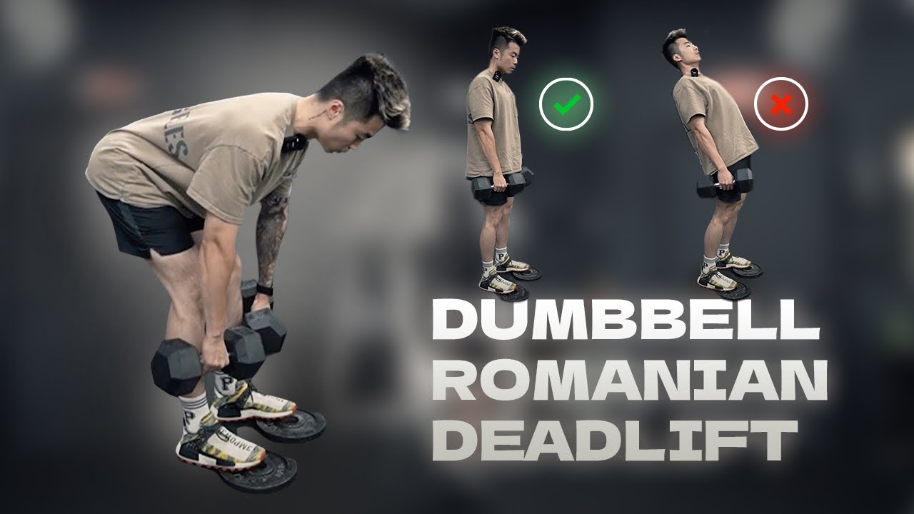 CÁCH TẬP BÀI DUMBBELL ROMANIAN DEADLIFT ĐÚNG CÁCH