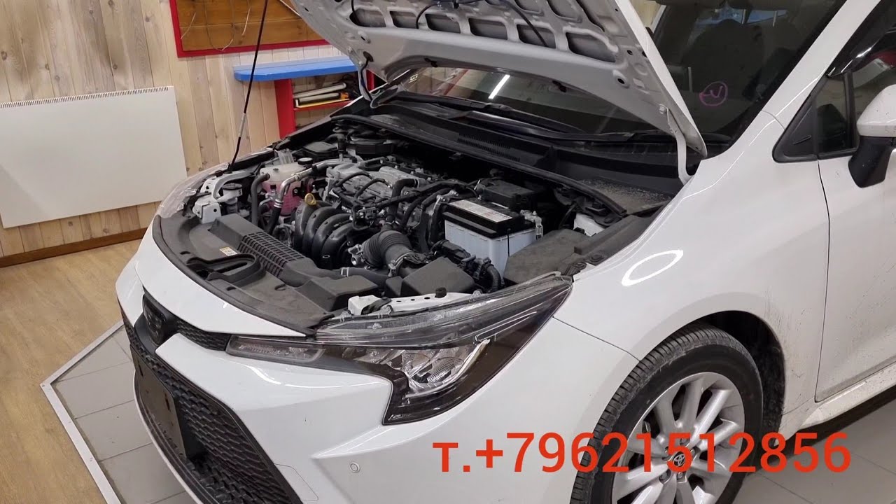TOYOTA COROLLA 2020г. бензин,установка авто-сигнализации PANDORA VX-4G GPS г.Хабаровск