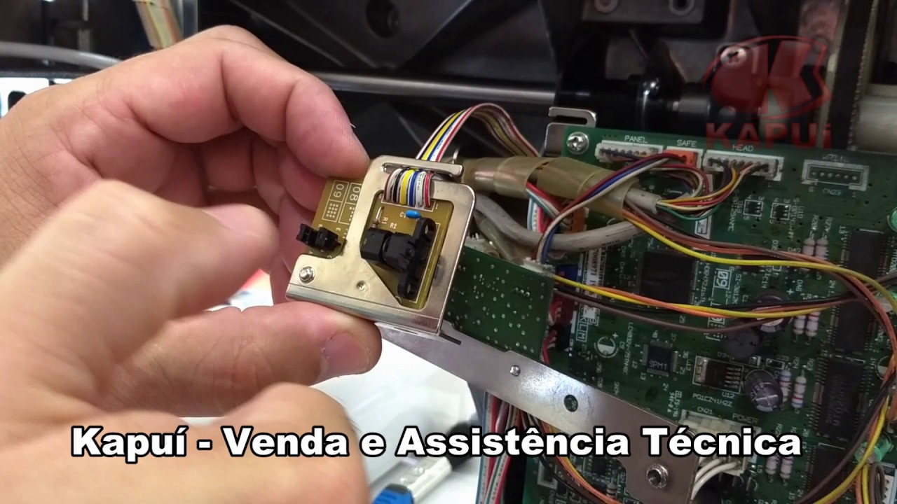 Limpeza sensor velocidade Encoder Maquina de Bordar Brother PR650 - PR620 - PR1000 @kapui.brother