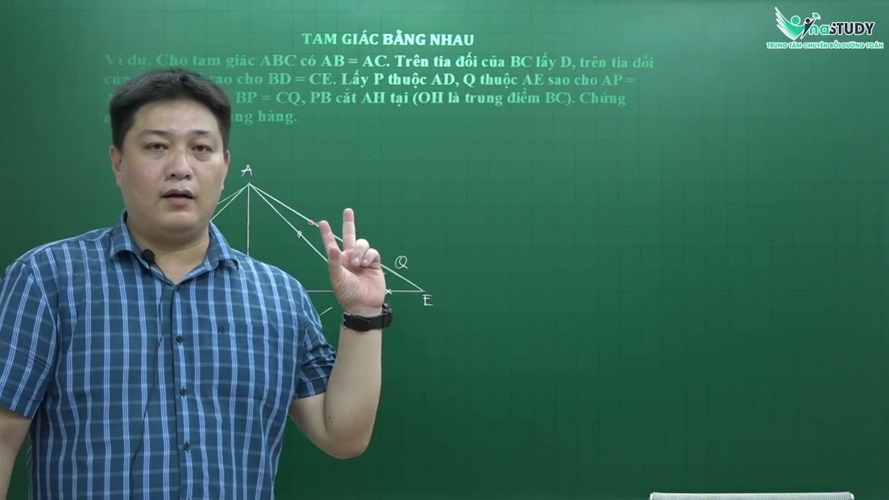 Bồi dưỡng HSG Toán 7 - Tam giác bằng nhau - Thầy Trần Tuấn Việt - Vinastudy.vn
