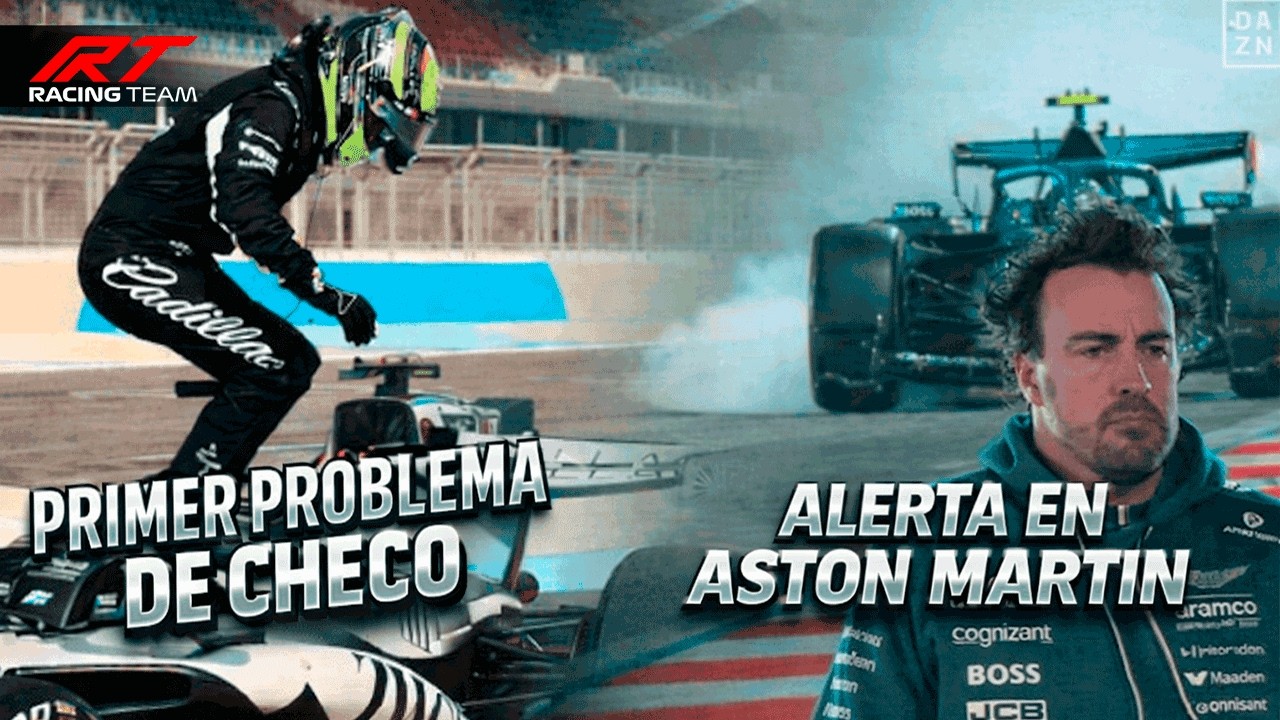 🚨 ¡NADA GRAVE! EL PRIMER PROBLEMA de CHECO en CADILLAC 🔥 ALERTA en ASTO MARTIN 😶 ALONSO PREOCUPADO 🔥