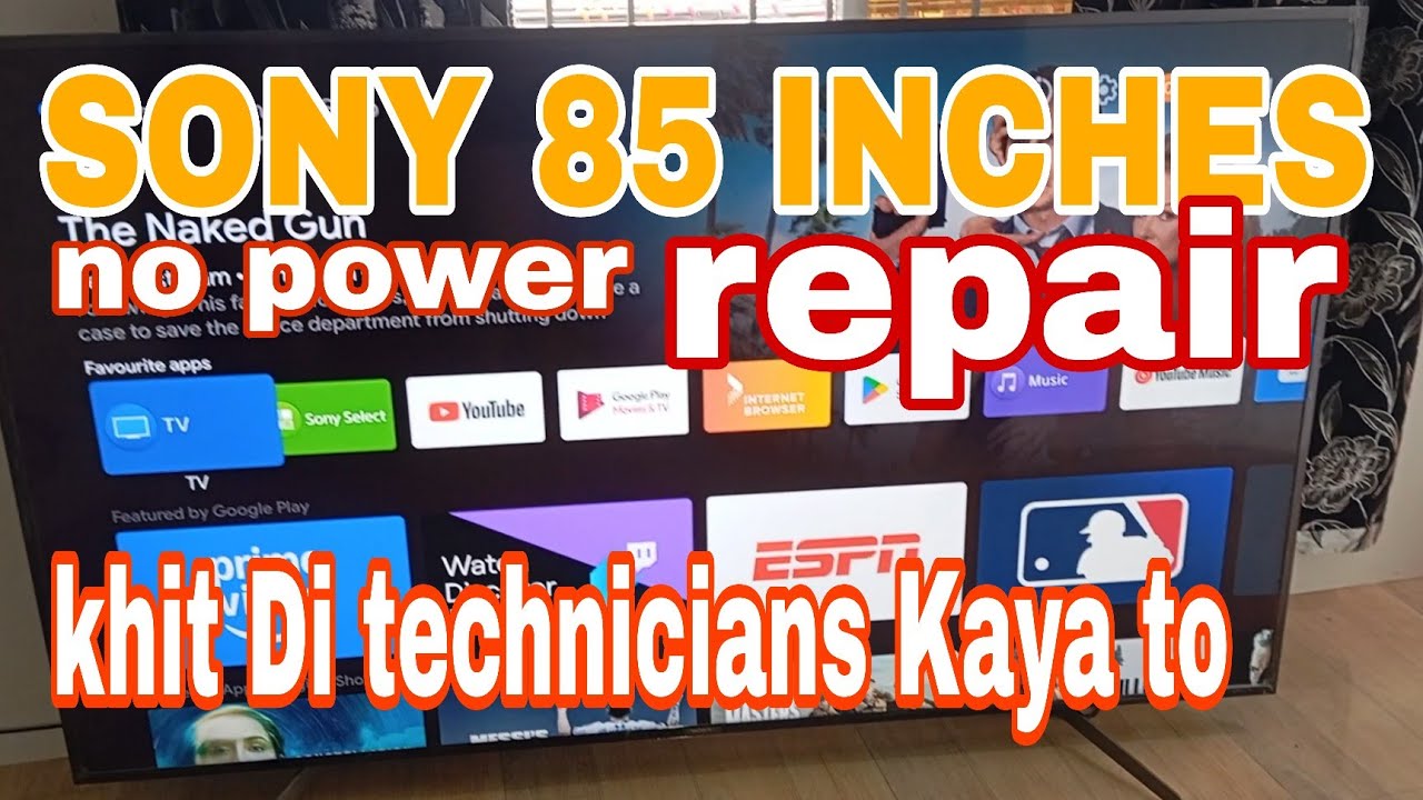 Sony 85 inches repair ll block out