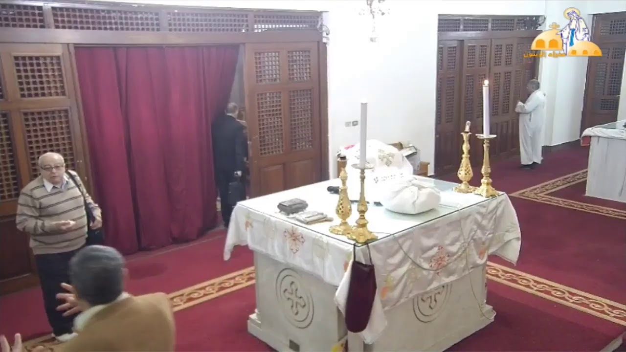 قداس اليوم الاول-الاسبوع الاول-الصوم الكبير-كنيسة العذراء الملكة-الكاتدرائية الدور الارضي24-2-2020