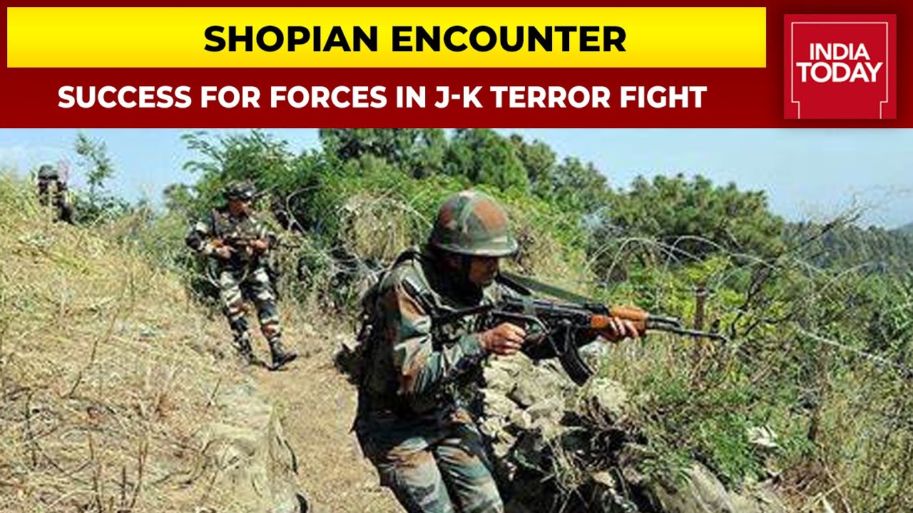 Encounter Breaks Out In J-K's Shopian, Two Terrorists Neutralised, Three Security Personnel Injured