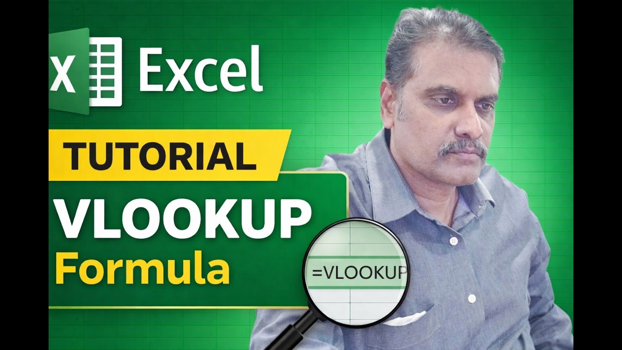 VLOOKUP in Excel Explained Clearly | Step-by-Step with Examples