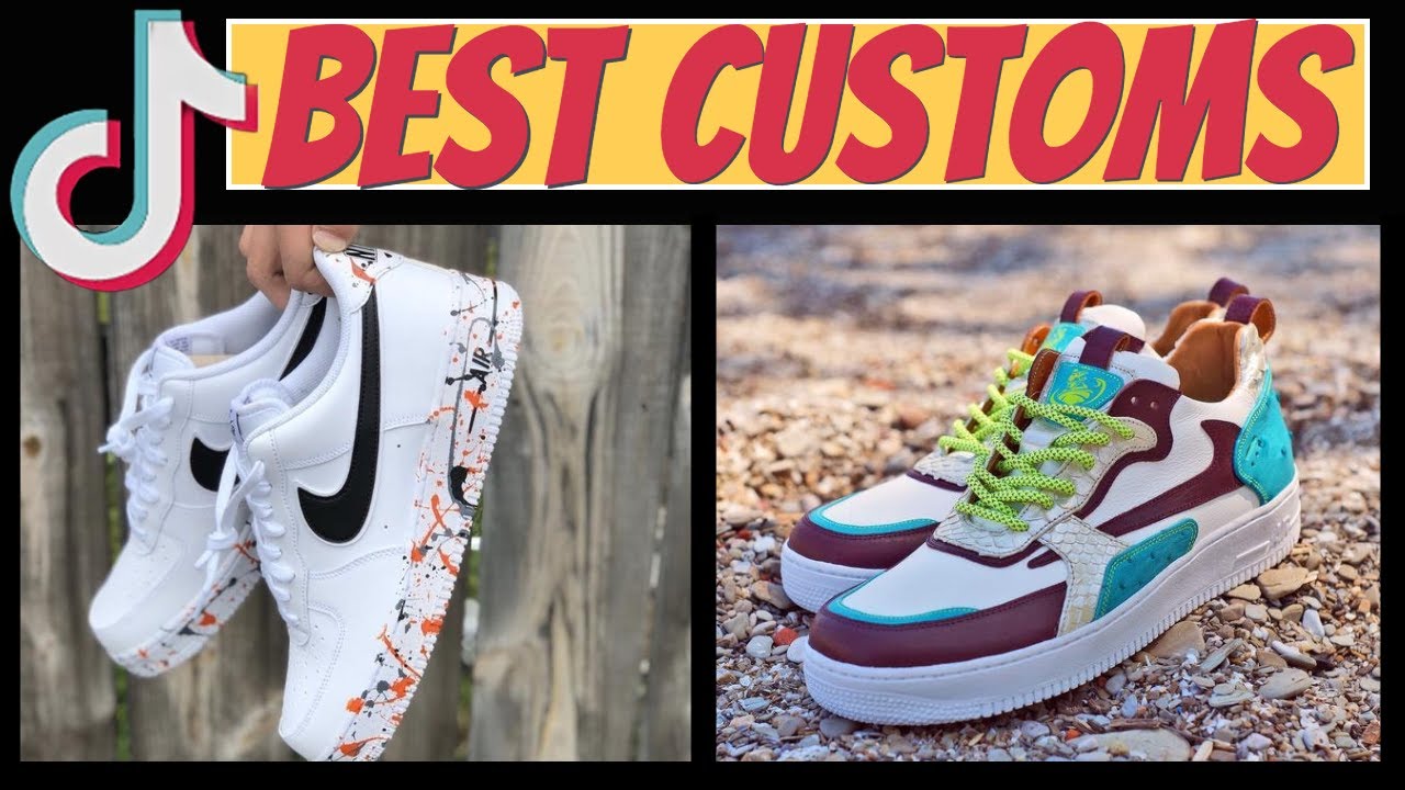 Custom Air Force 1 | TikTok Compilation | Painting on Shoes 2021