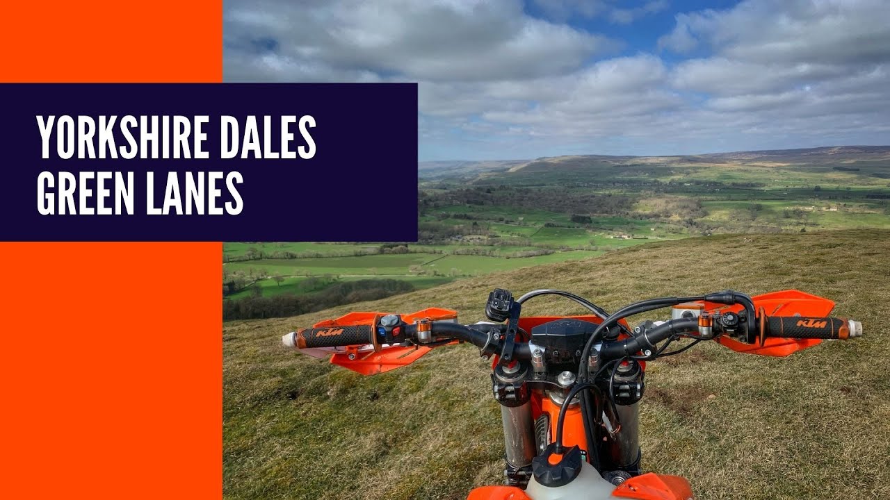 KTM EXC 500 Yorkshire Dales Green lanes to Hawes