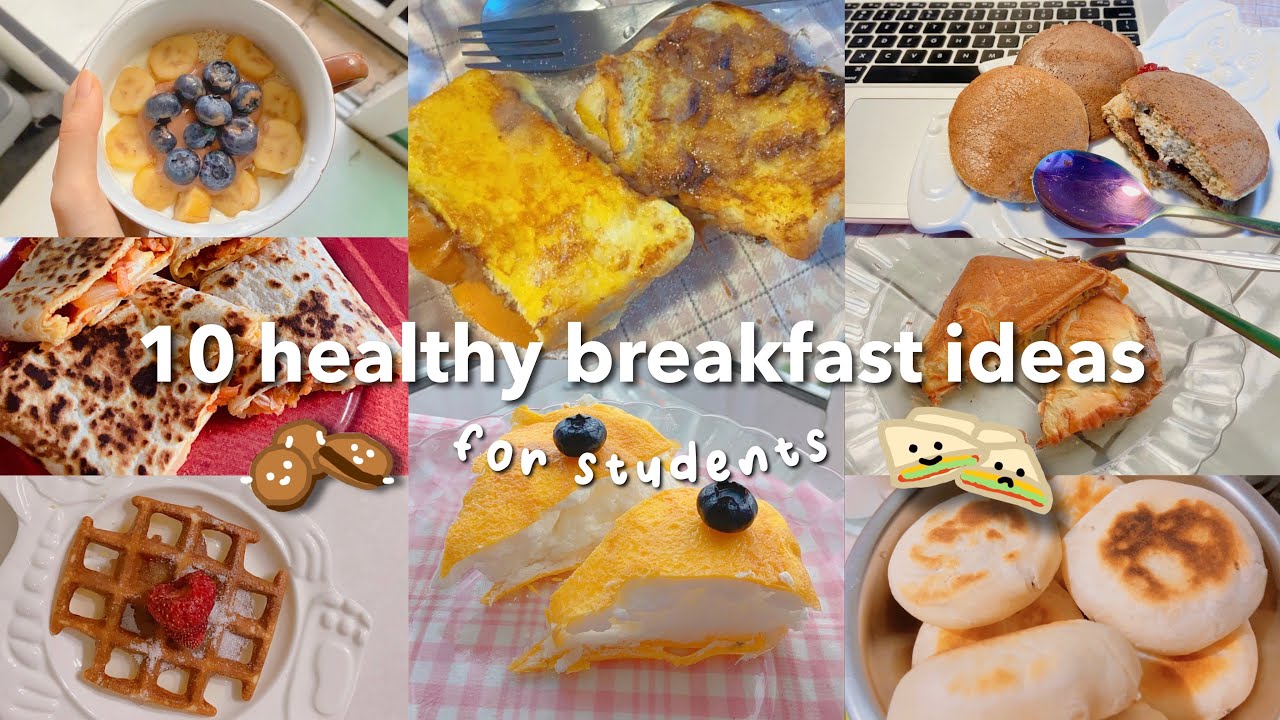 student's breakfast of the week 精致学生的一周早餐 🏫🥐 what i eat malaysia