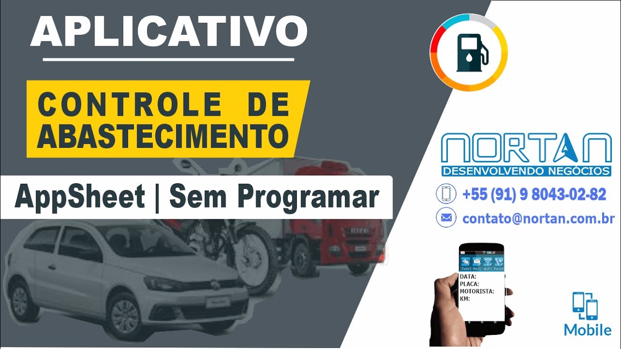 App de Controle de Abastecimento - Com AppSheet | O MAGO DO EXCEL