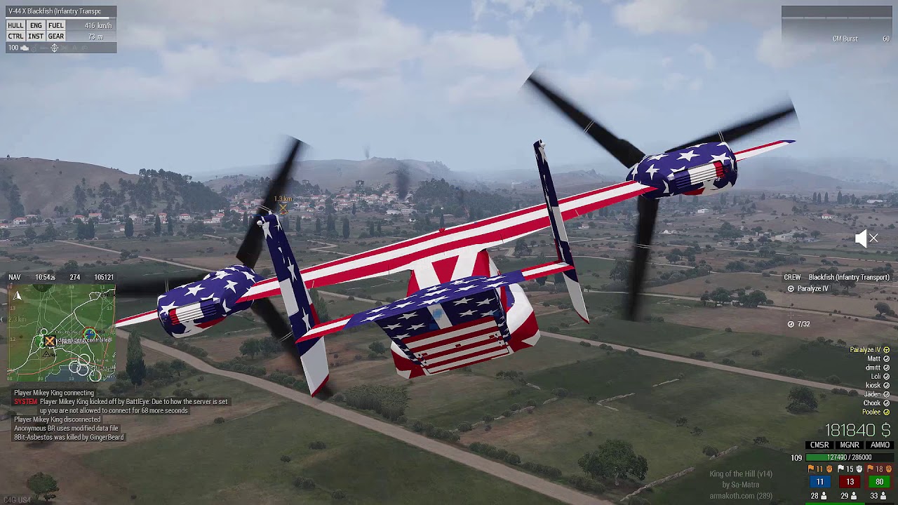 Arma 3 KOTH Blackfish Combat Landings #9