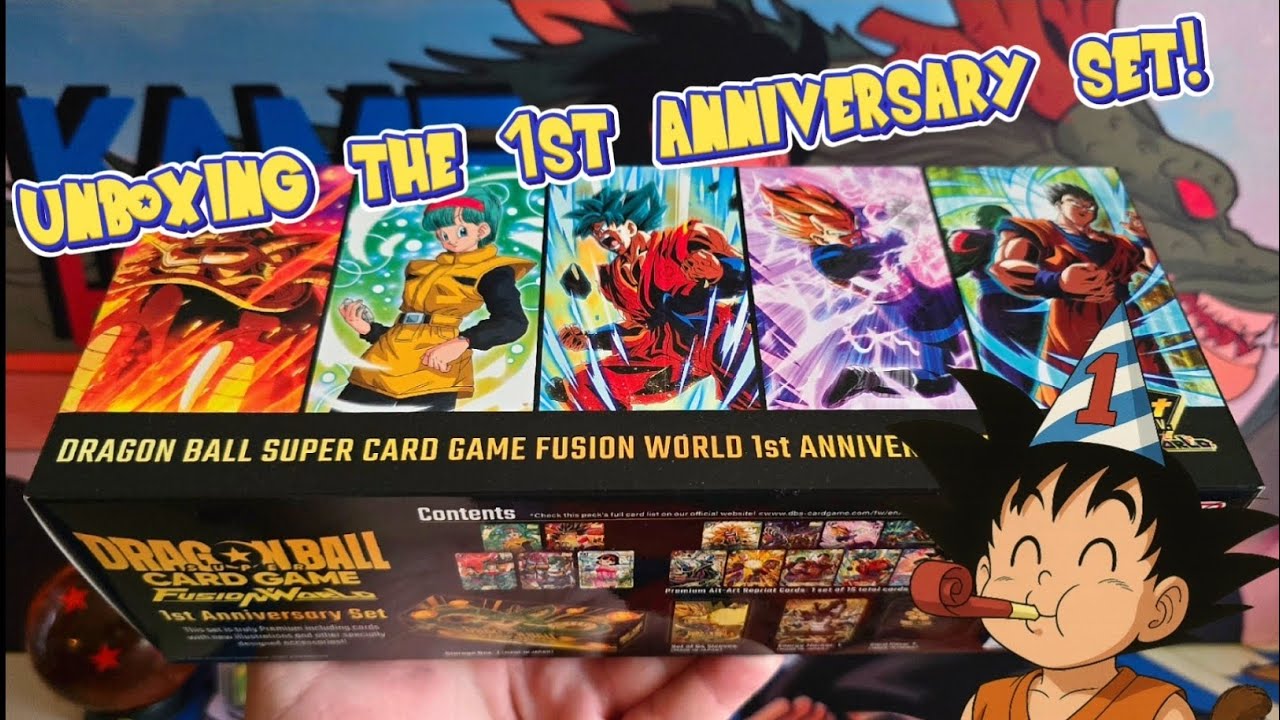 Unboxing the 1st anniversary set, is it worth it? [Dragon Ball Super Fusion World]