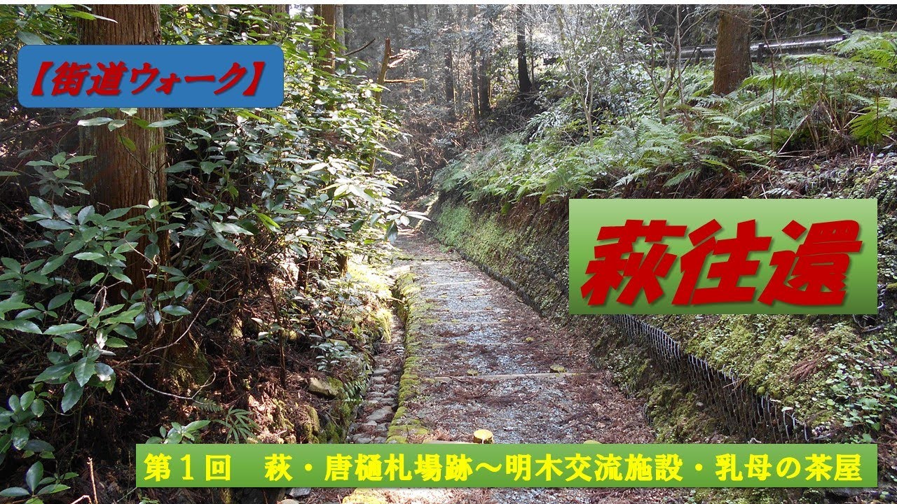 【萩往還】萩から防府三田尻までの街道を4回に分けてお届けします