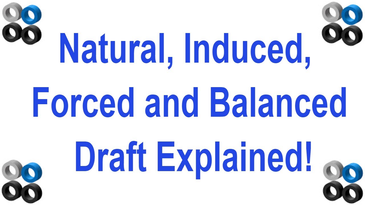 Natural, Induced, Forced and Balanced Draft Explained!
