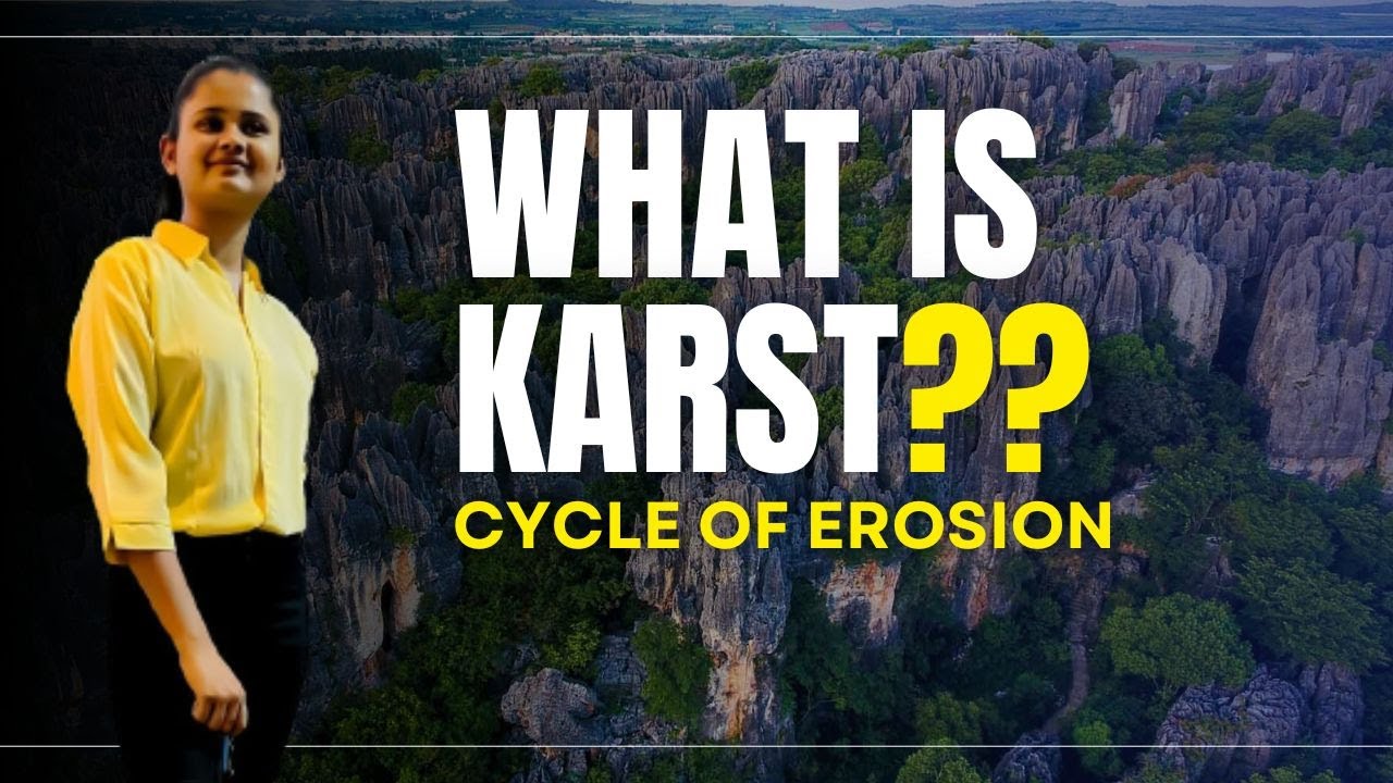 What is karst's cycle of erosion | #erosion #karst