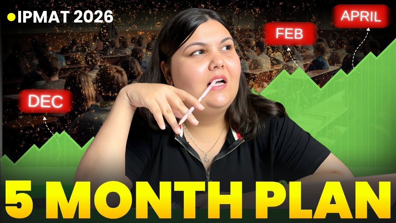 IPMAT 2026: 5 Month Study Plan to Crack IIM Indore
