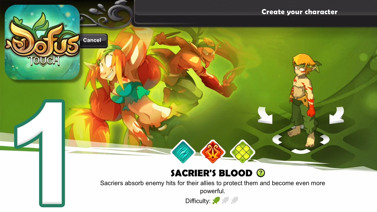 DOFUS Touch - Gameplay Walkthrough Part 1 - Tutorial (iOS, Android)
