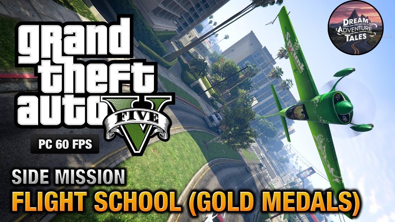 GTA 5 Flight School Bridge Bing Mission Gameplay (Plane Training) | Full Walkthrough | GTAV