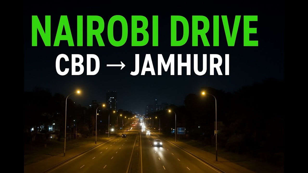 “Driving Nairobi: CBD to Jamhuri Estate | City Drive 2025”