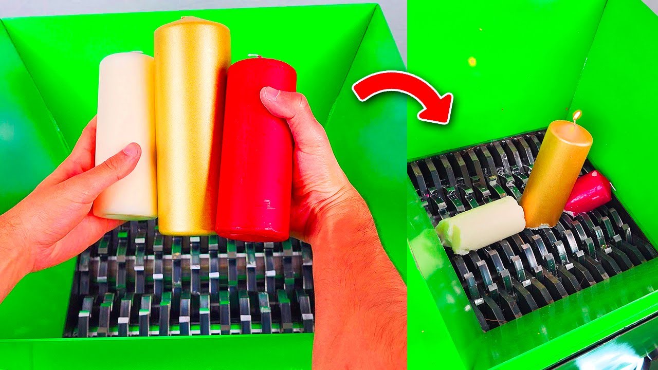 SHREDDING CANDLES ! Satisfying Shredding Compilation
