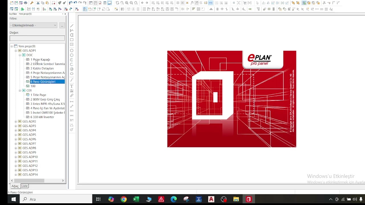 autocad dosyasını eplana aktarmak