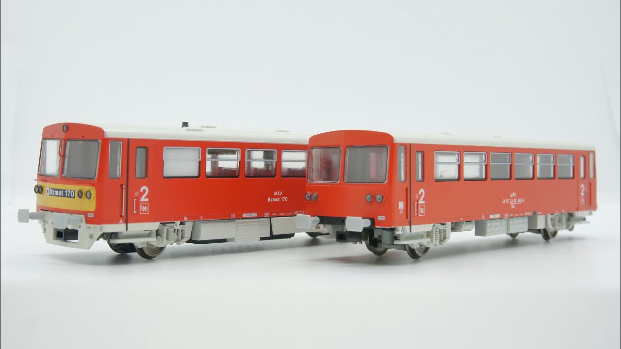 Vasútmodell ritkaságok, különlegességek: Maxtrain MÁV Bzmot 170 + Bzx 608