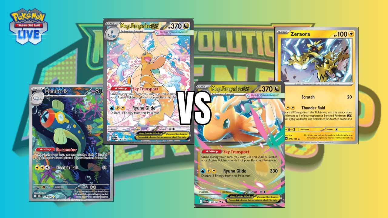 Mega Dragonite ex MIRROR MATCH! - Jan 2026 Ranked Battle (PTCGL: Mega Evolution - Ascended Heroes)