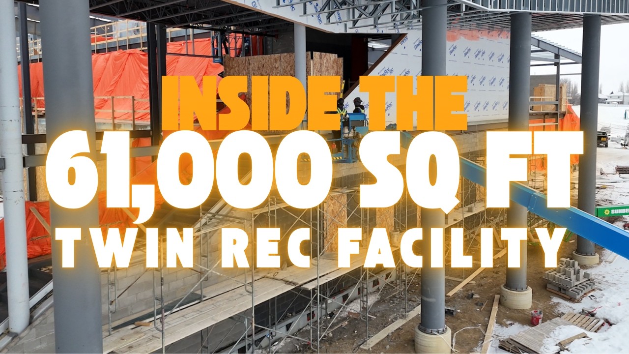 Inside the 61,000 SQ FT Twin Rec Facility – Stony Plain, Alberta #construction