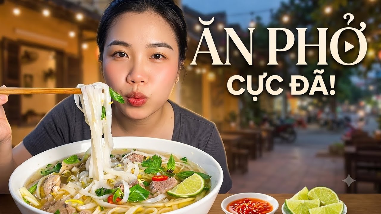 P26/ ĂN TÔ PHỞ BÒ LÚC ĐÓI / #huyenmucbang #phobo #phovietnam #mukbang #food #anngon #amthuc #viral