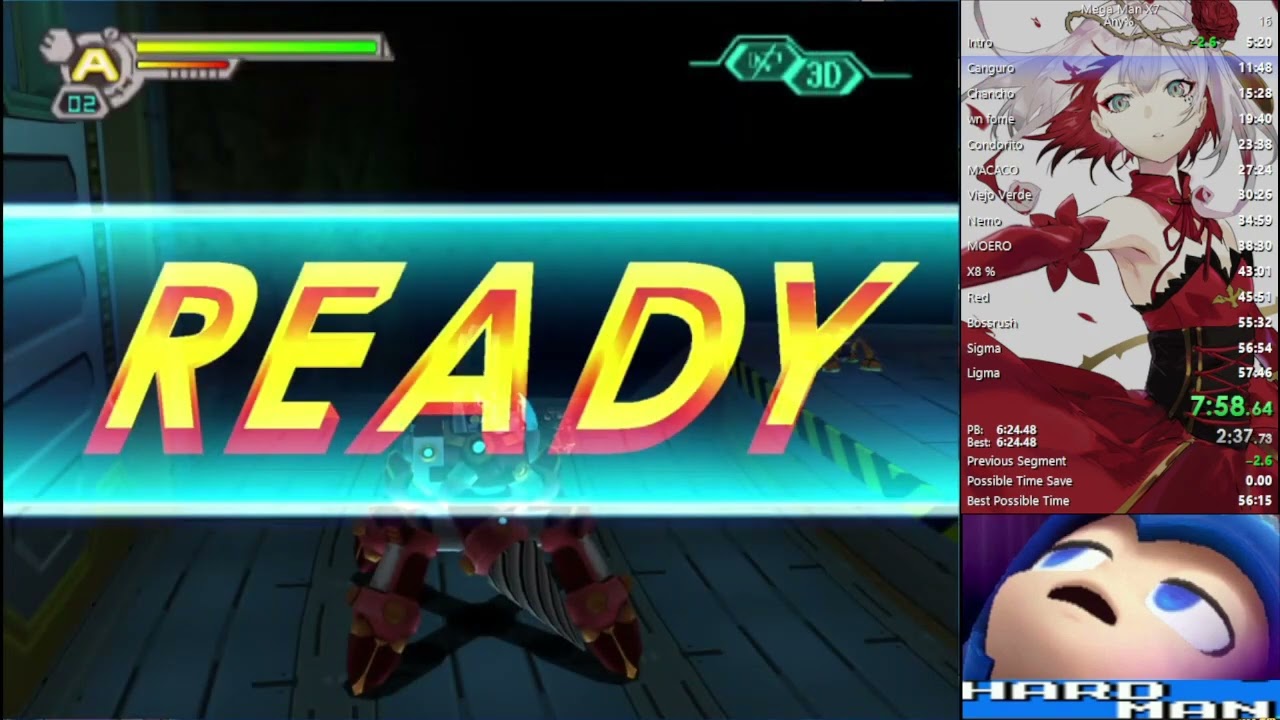 Mega Man X7 Any%  Speedrun in 57:08 (FWR)
