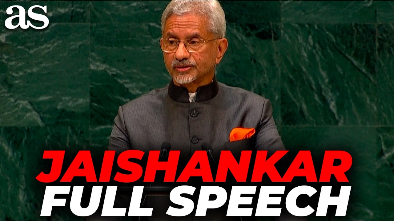 JAISHANKAR delivers INDIA&rsquo;S FULL UN SPEECH on TERRORISM and WAR