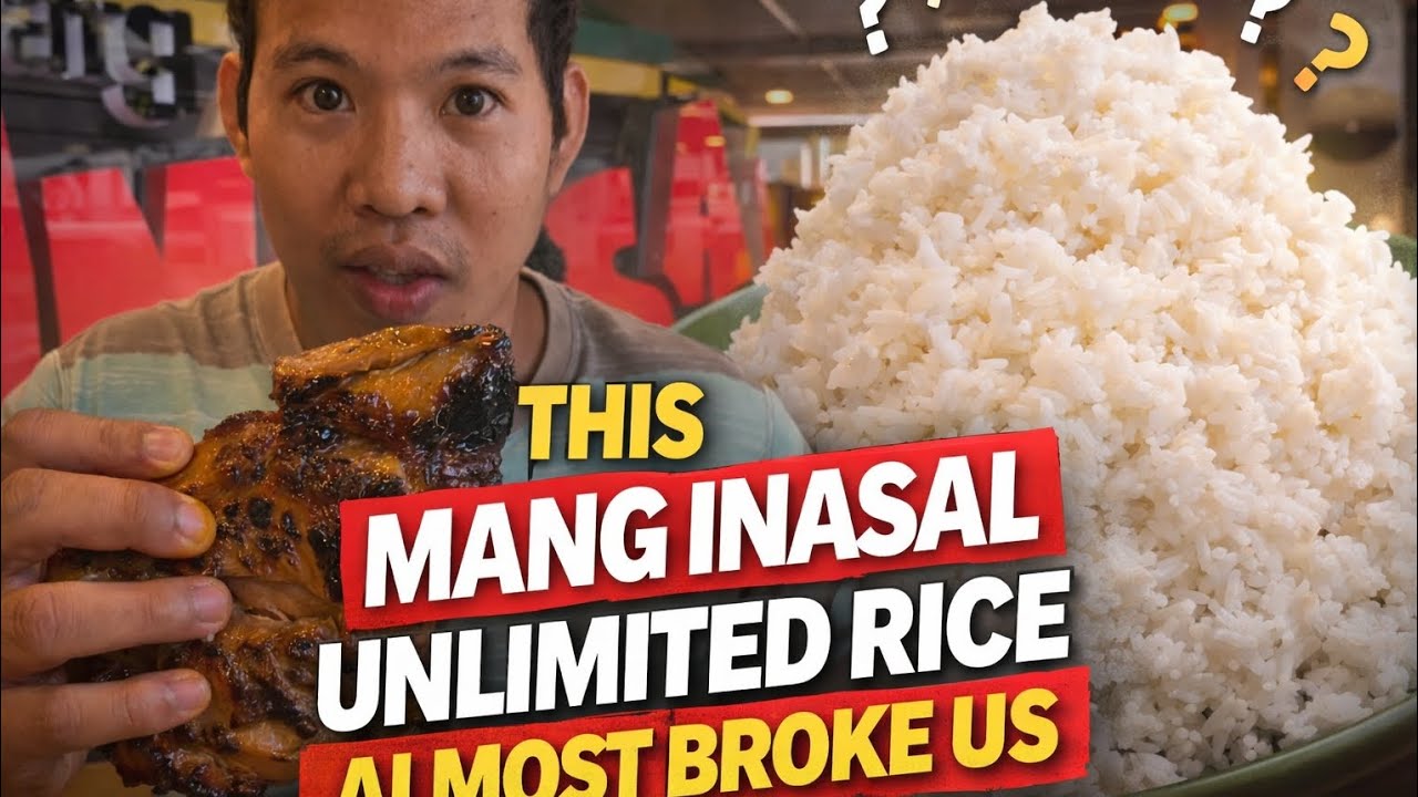 This Mang Inasal Unlimited Rice Almost Broke Us | Tisoy Doronila #Manginasal