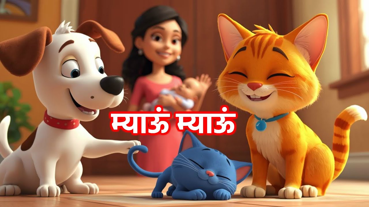 😺 Meow Meow Billi | Funny Cat Song | Billi Karti Meow Meow |Rhymes for Children | Best of Coco TV