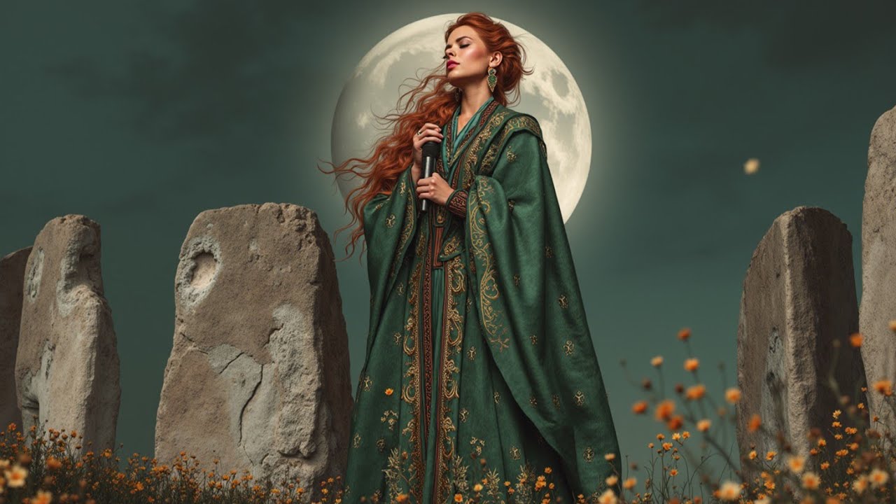 Celtic Music for Mystical Nights - Enchanting Singer Under Moonlight | Relaxing Celtic Sounds