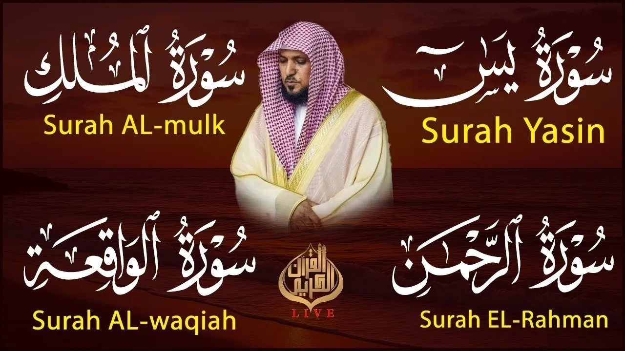 Surah Yaseen (Yasin) | Surah Rahman | Surah Waqiah | Surah Mulk | Shaikh Maher Al Muaiqly