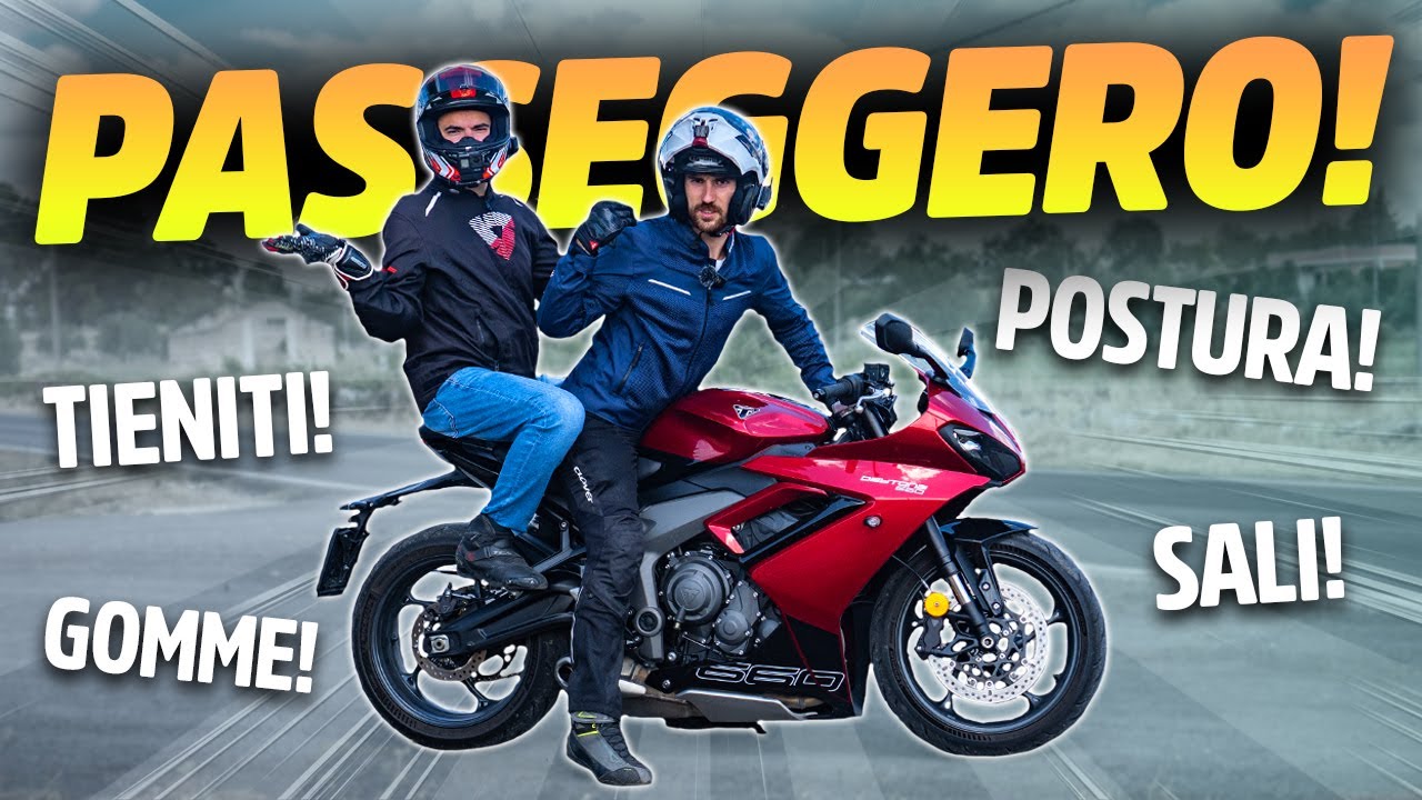 COME PORTARE IL PASSEGGERO IN MOTO!