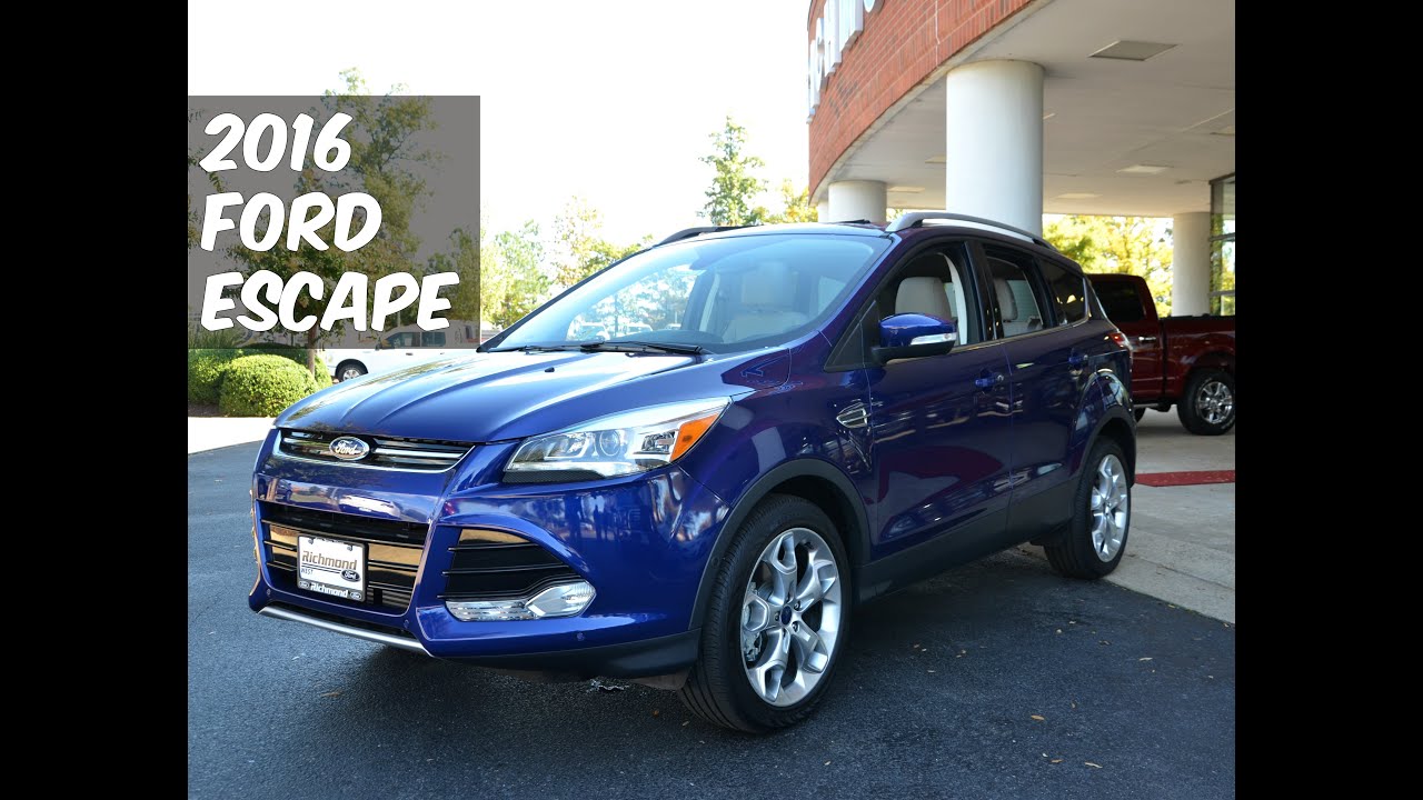 2016 Ford Escape Exterior and Interior Highlights and Features