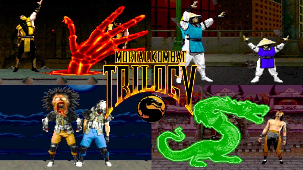 Mortal Kombat Trilogy - All Fatalities & Finishers (Legacy Kollection | 4K 60FPS)