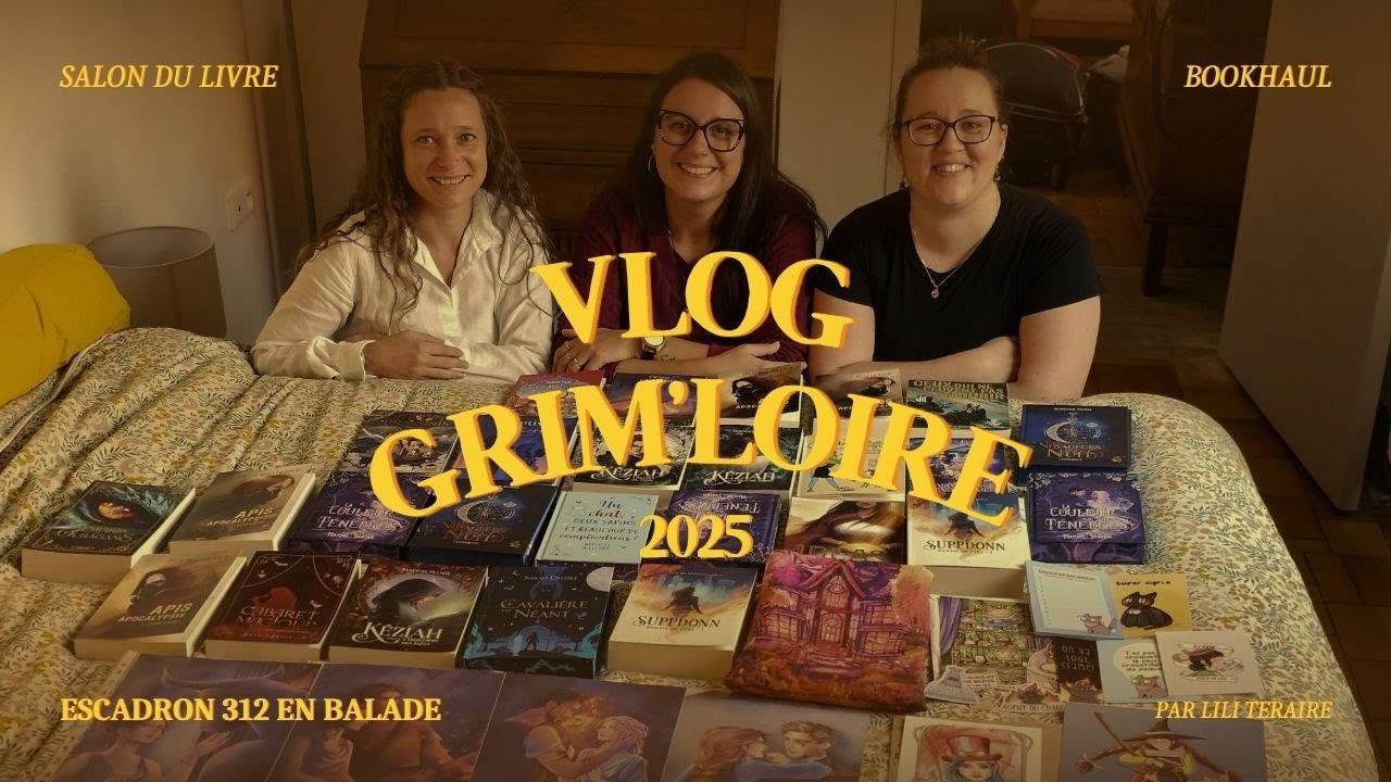 😺 VLOG GRIM'LOIRE 2025 : montagnes de livres + créatrices incroyables = un week-end génial ! 📚